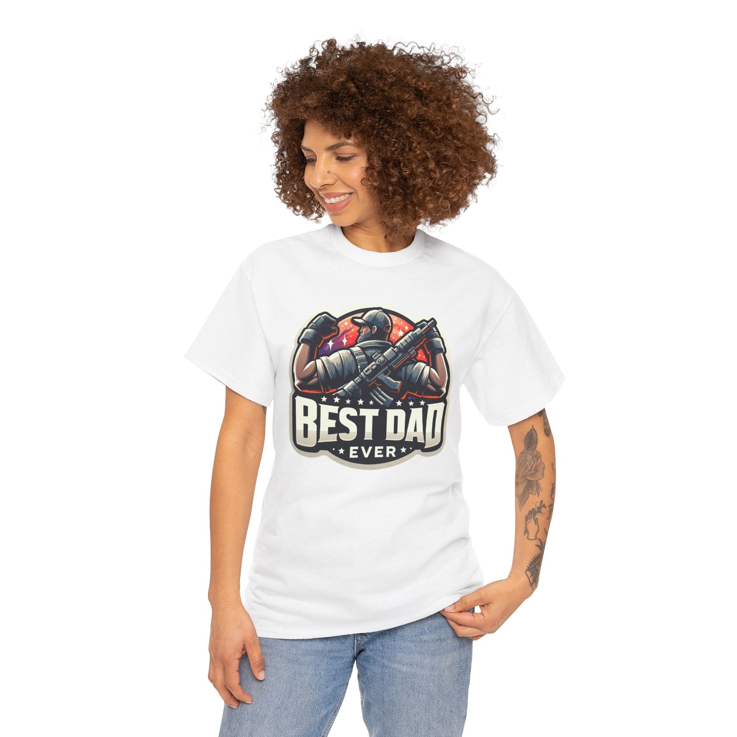 Best Dad Ever Unisex Heavy Cotton Tee