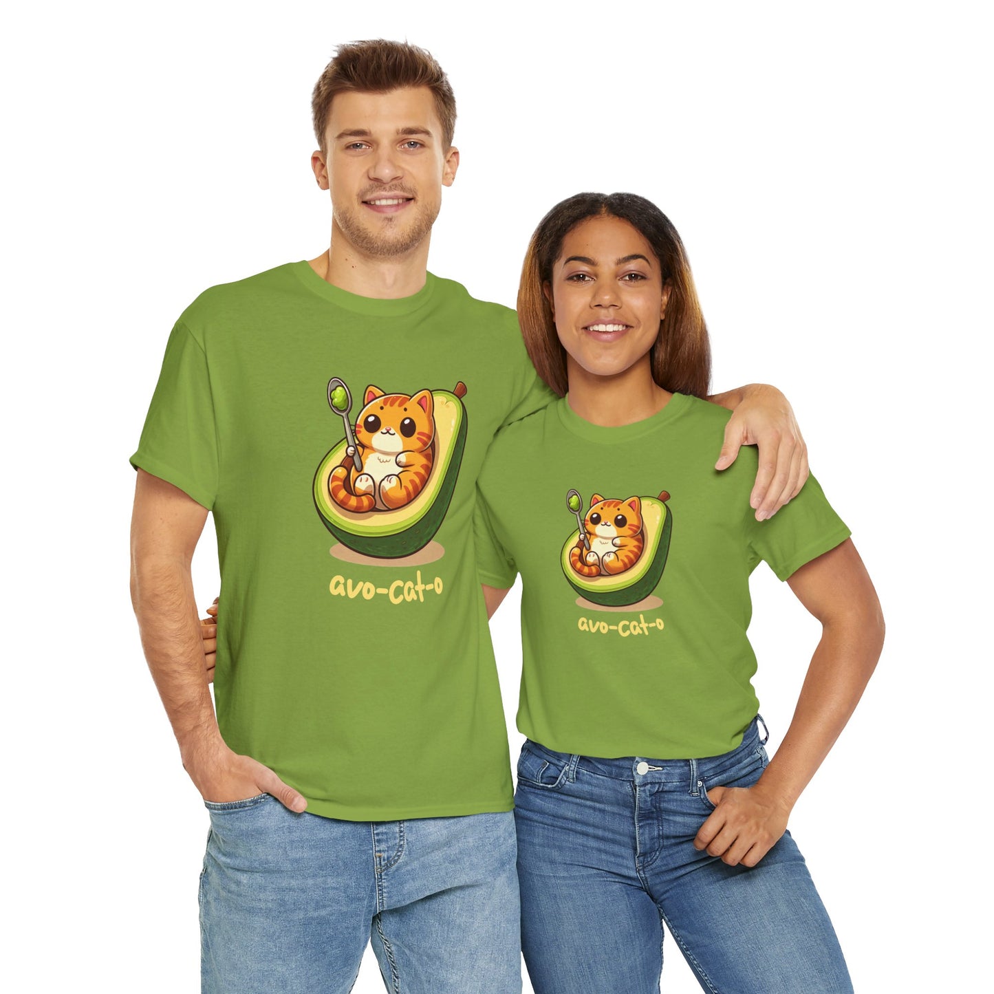 avo-cat-o Unisex Heavy Cotton Tee