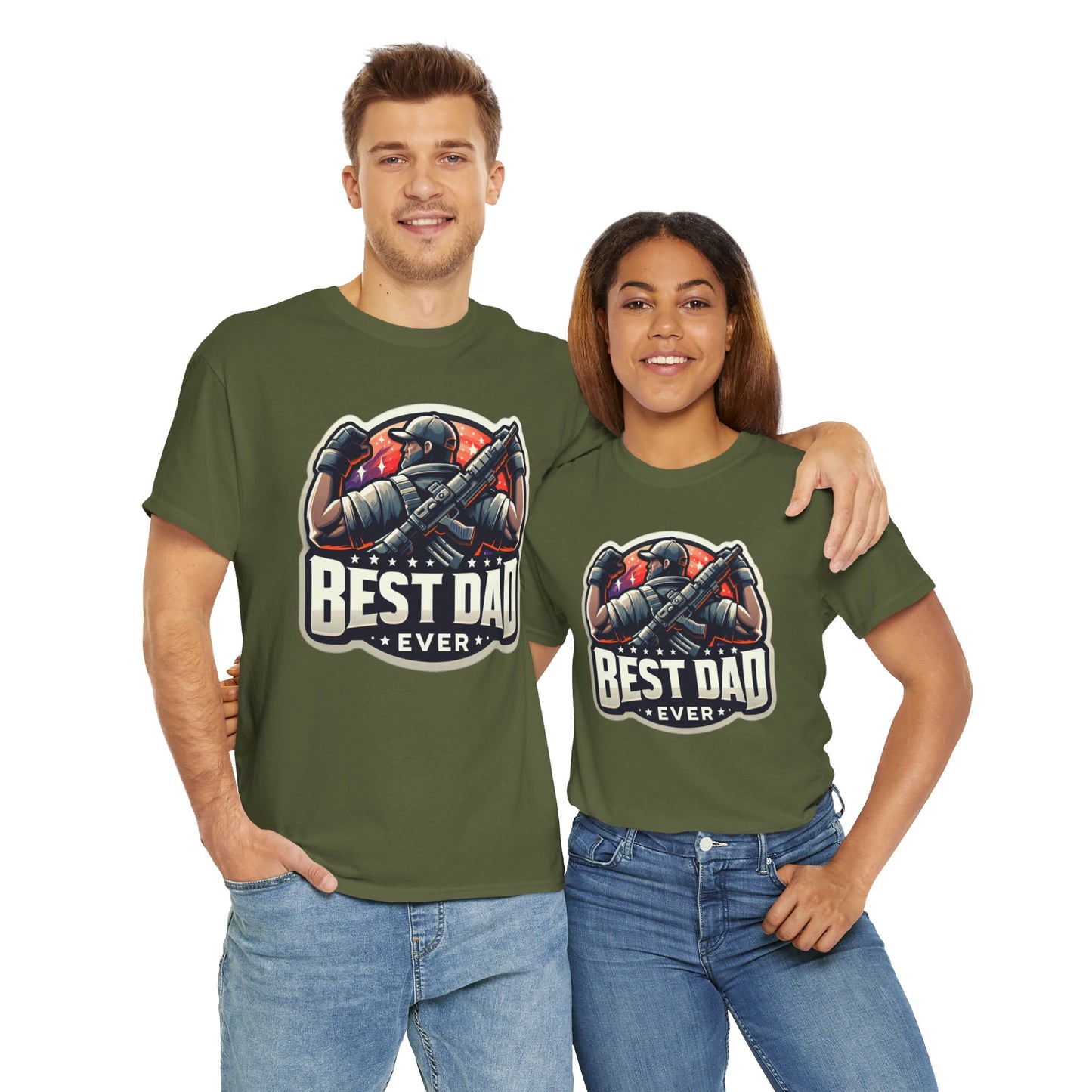 Best Dad Ever Unisex Heavy Cotton Tee