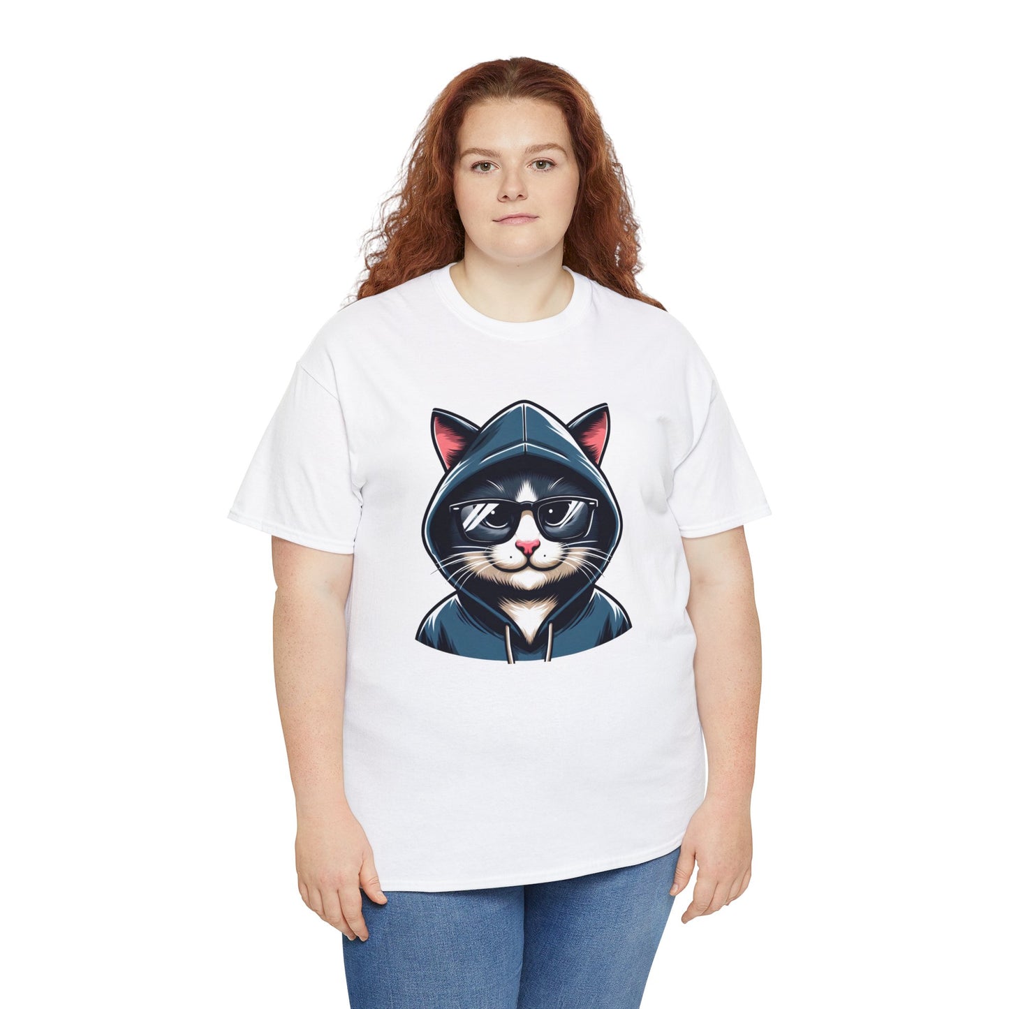 Miau hoodie 3 Unisex Heavy Cotton Tee