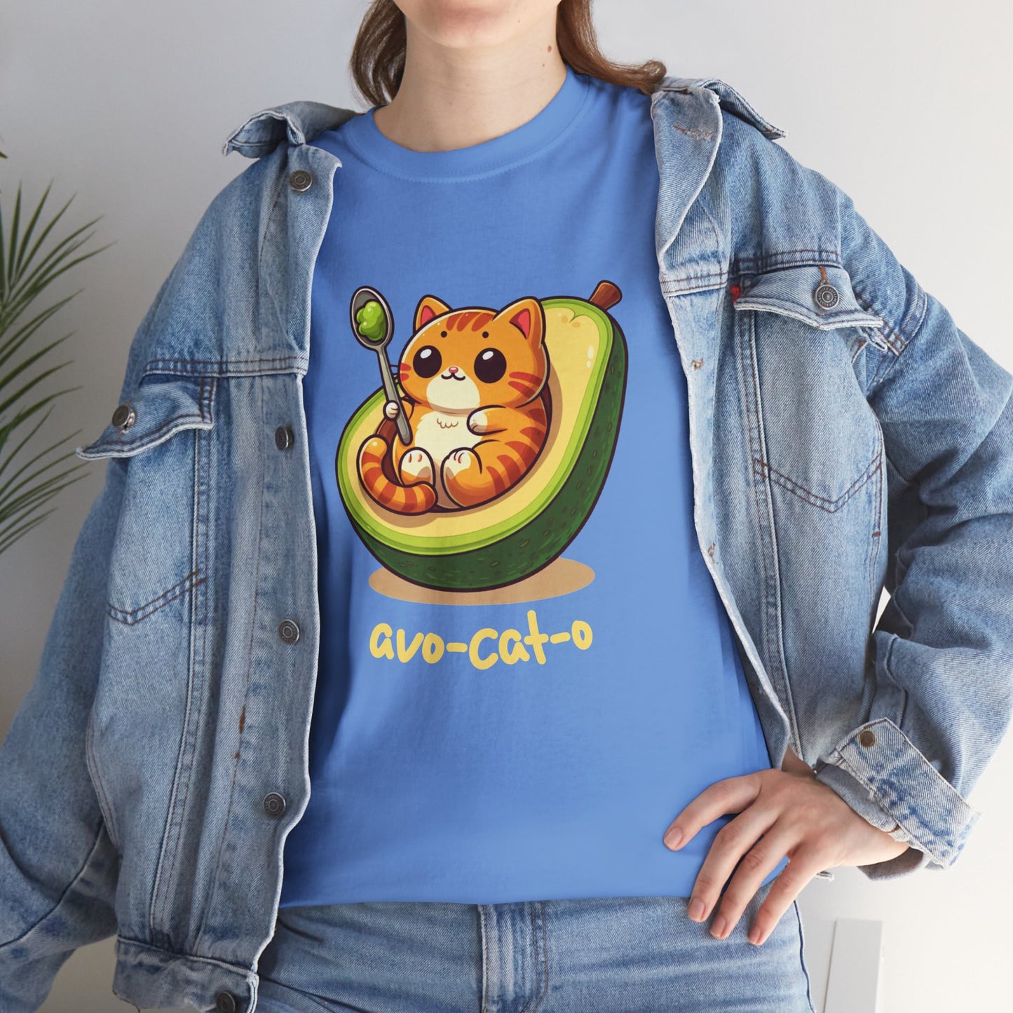 avo-cat-o Unisex Heavy Cotton Tee