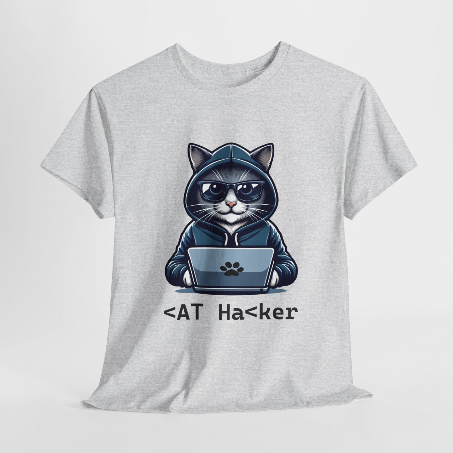 Miau Hacker Unisex Heavy Cotton Tee