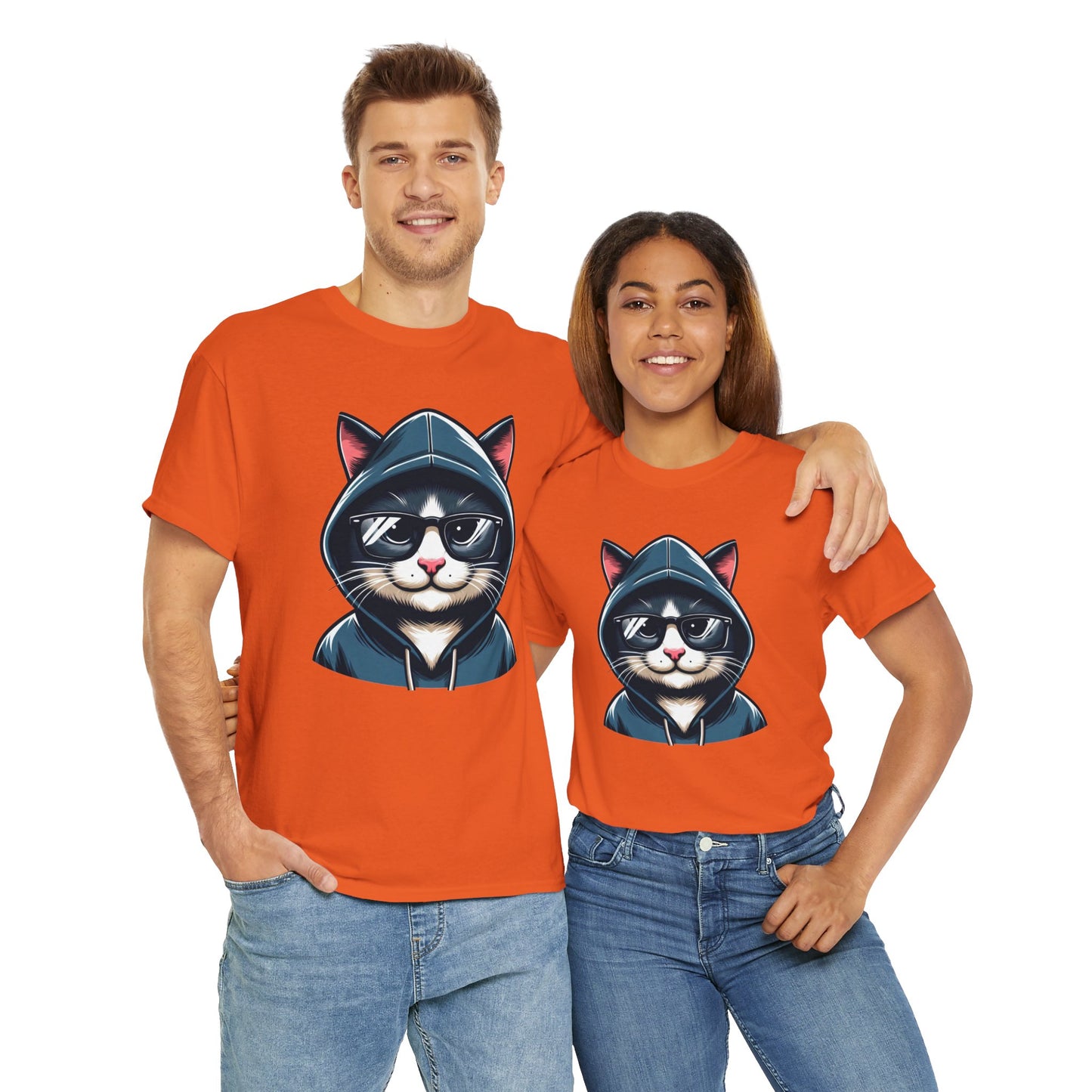 Miau hoodie 3 Unisex Heavy Cotton Tee