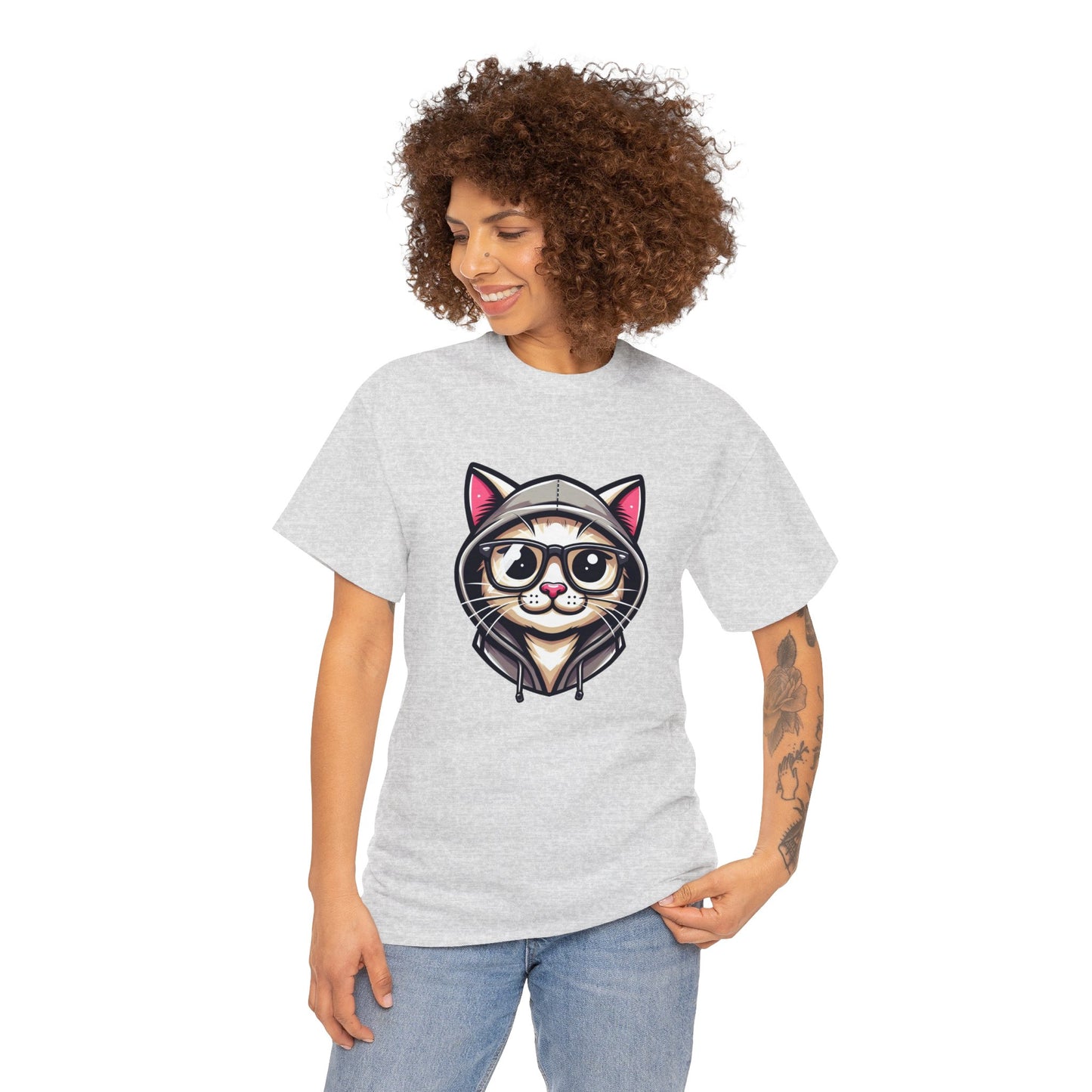 Miau hoodie 2 Unisex Heavy Cotton Tee