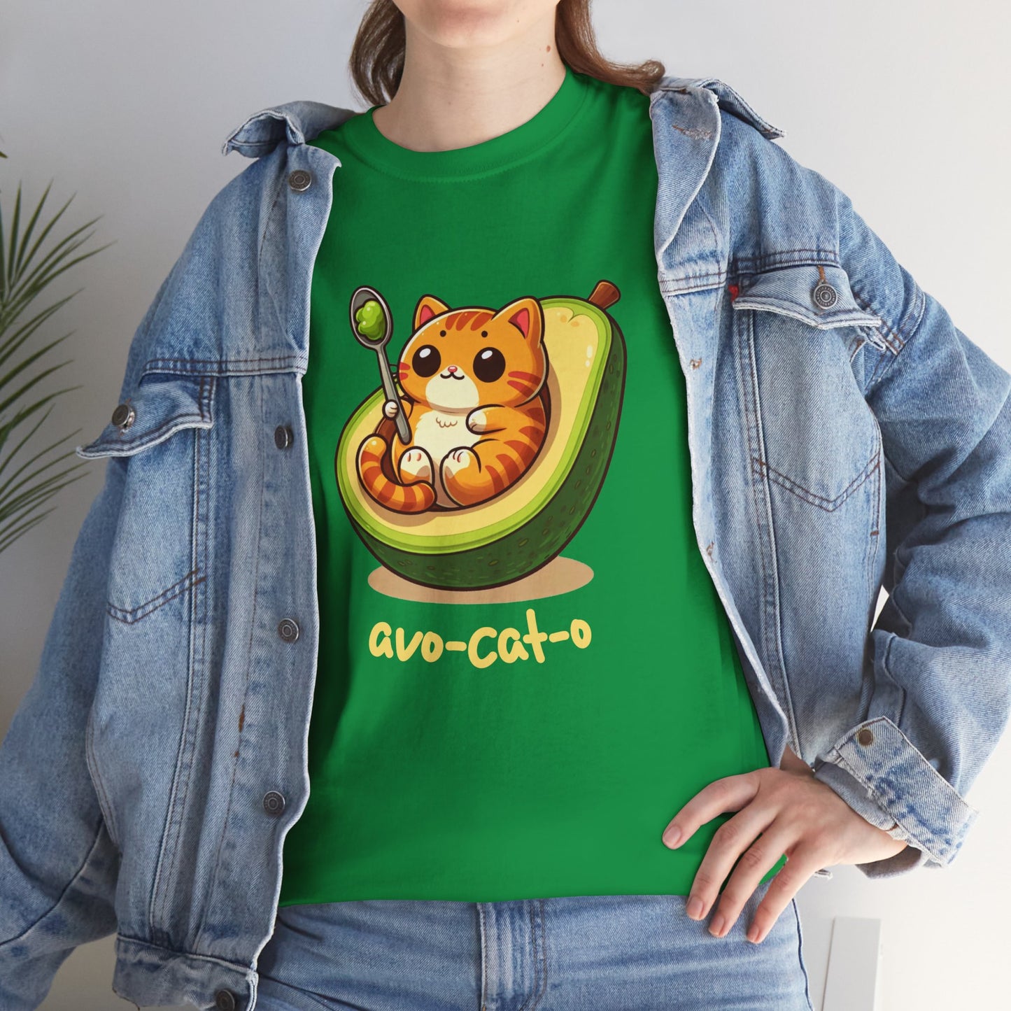 avo-cat-o Unisex Heavy Cotton Tee