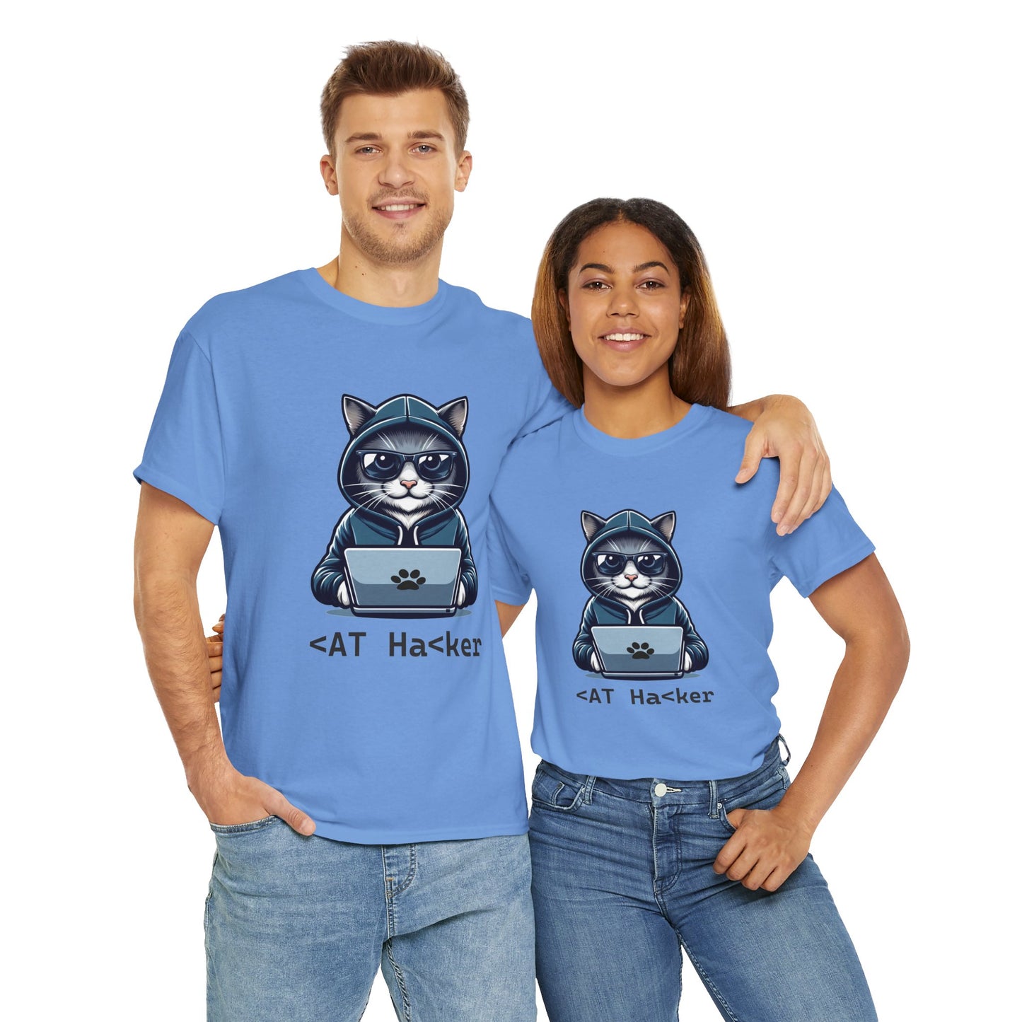 Miau Hacker Unisex Heavy Cotton Tee