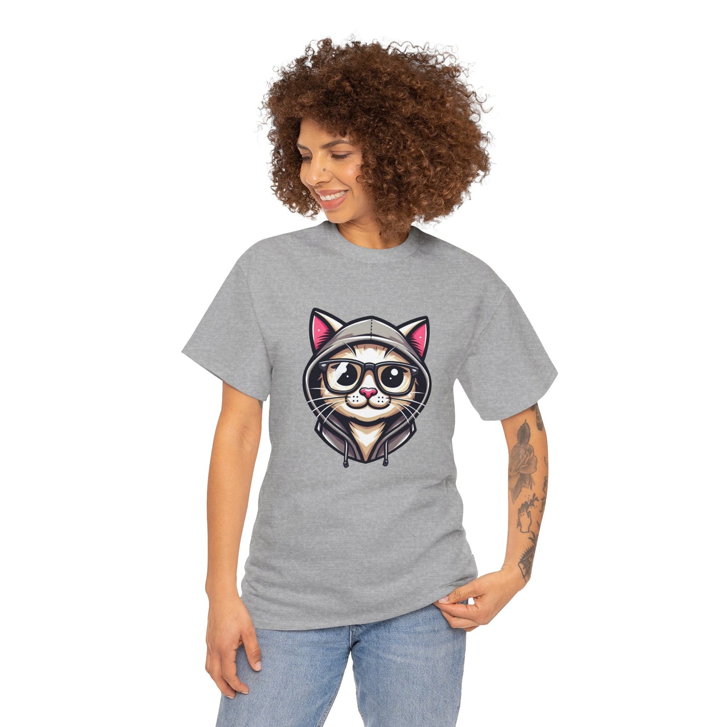 Miau hoodie 2 Unisex Heavy Cotton Tee