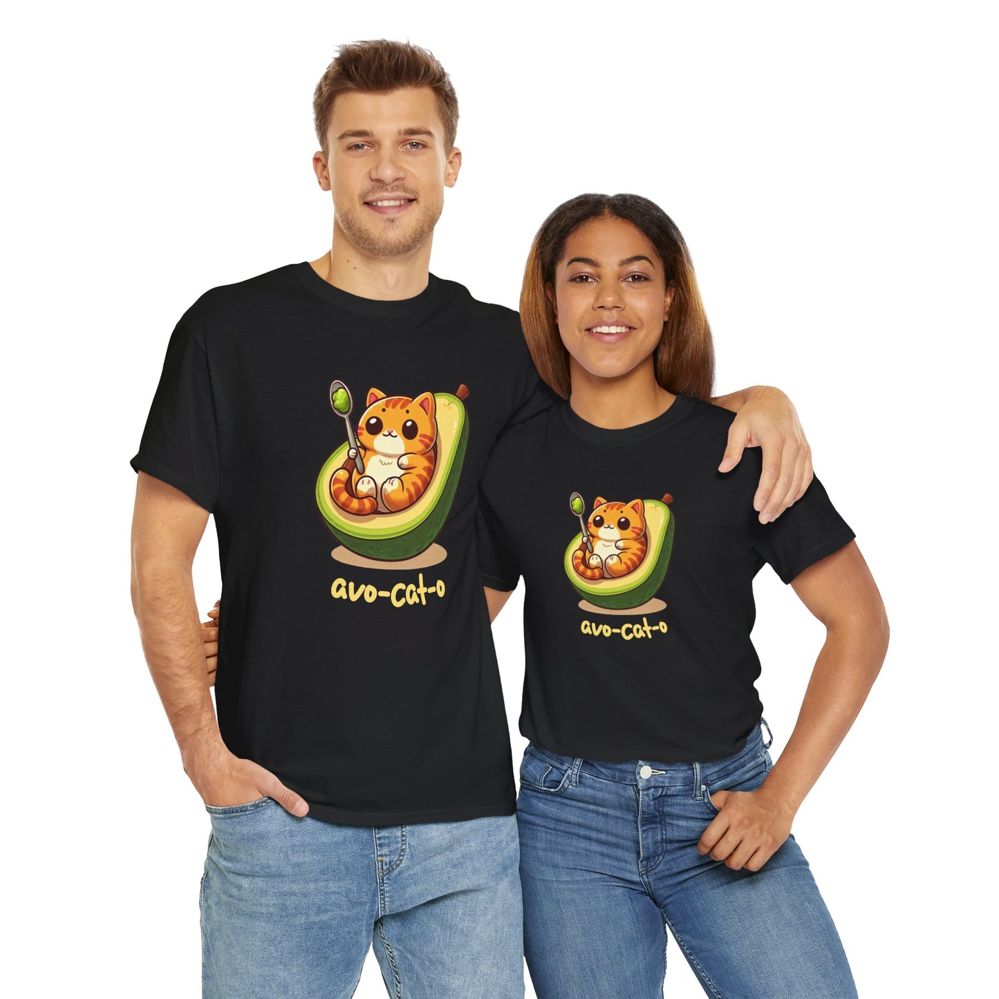 avo-cat-o Unisex Heavy Cotton Tee