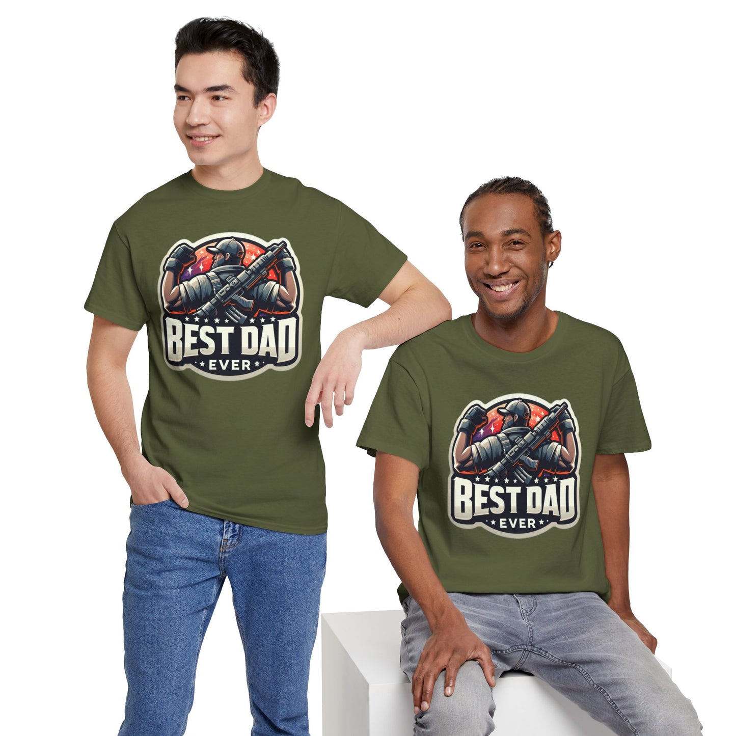 Best Dad Ever Unisex Heavy Cotton Tee