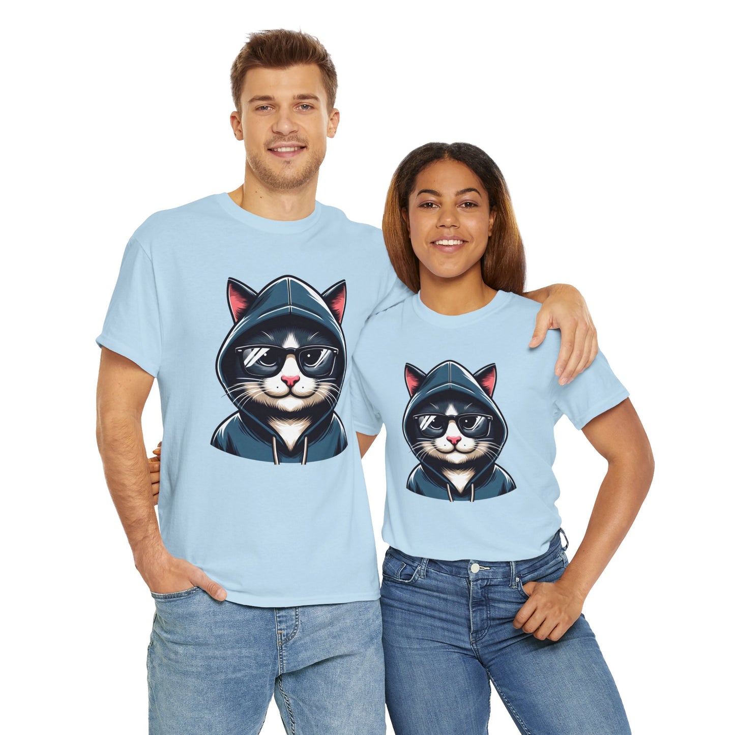 Miau hoodie 3 Unisex Heavy Cotton Tee