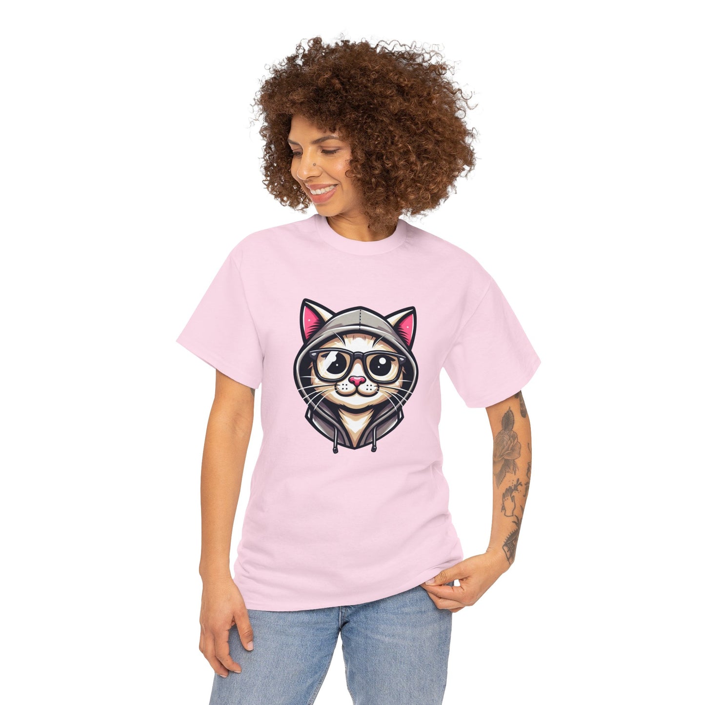 Miau hoodie 2 Unisex Heavy Cotton Tee