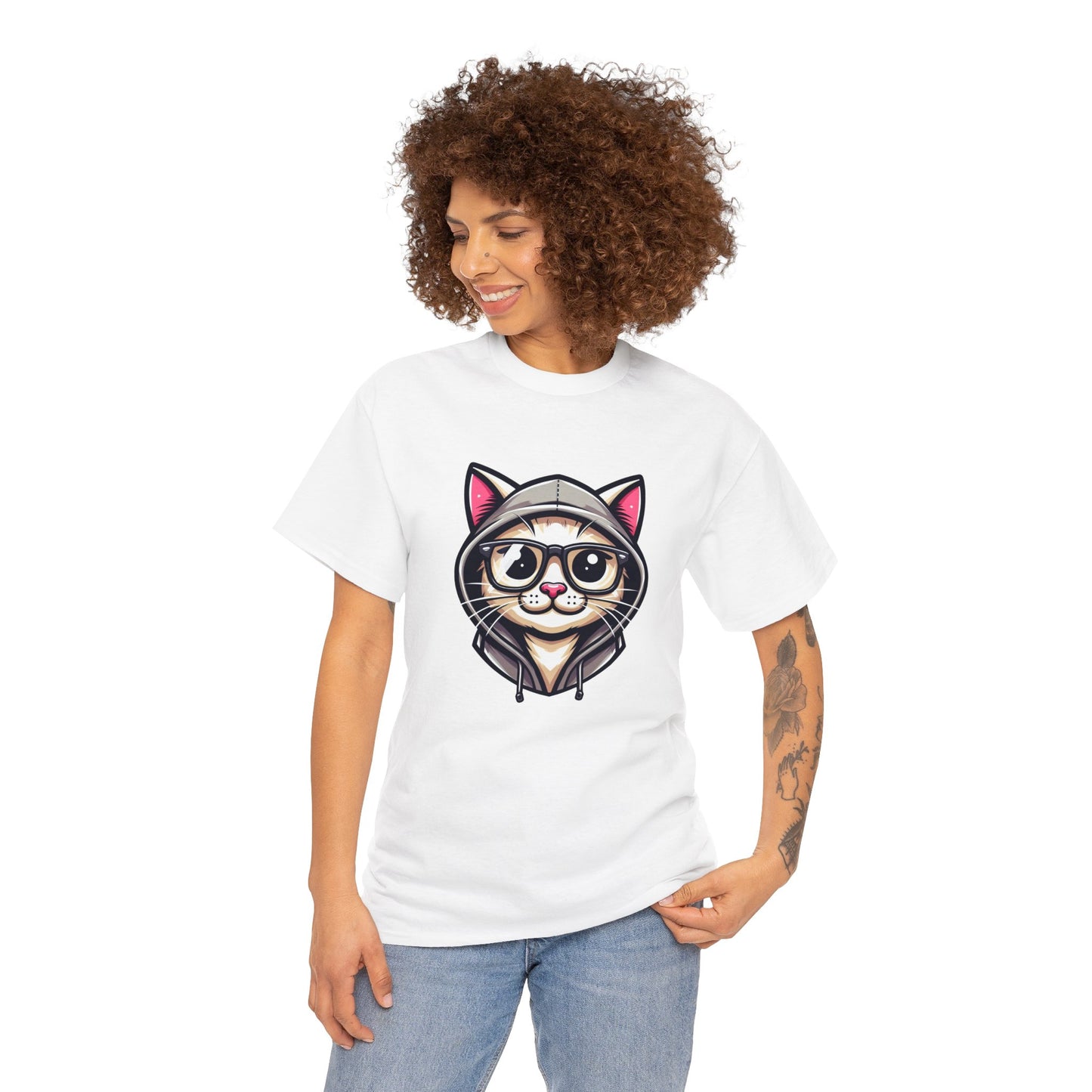 Miau hoodie 2 Unisex Heavy Cotton Tee