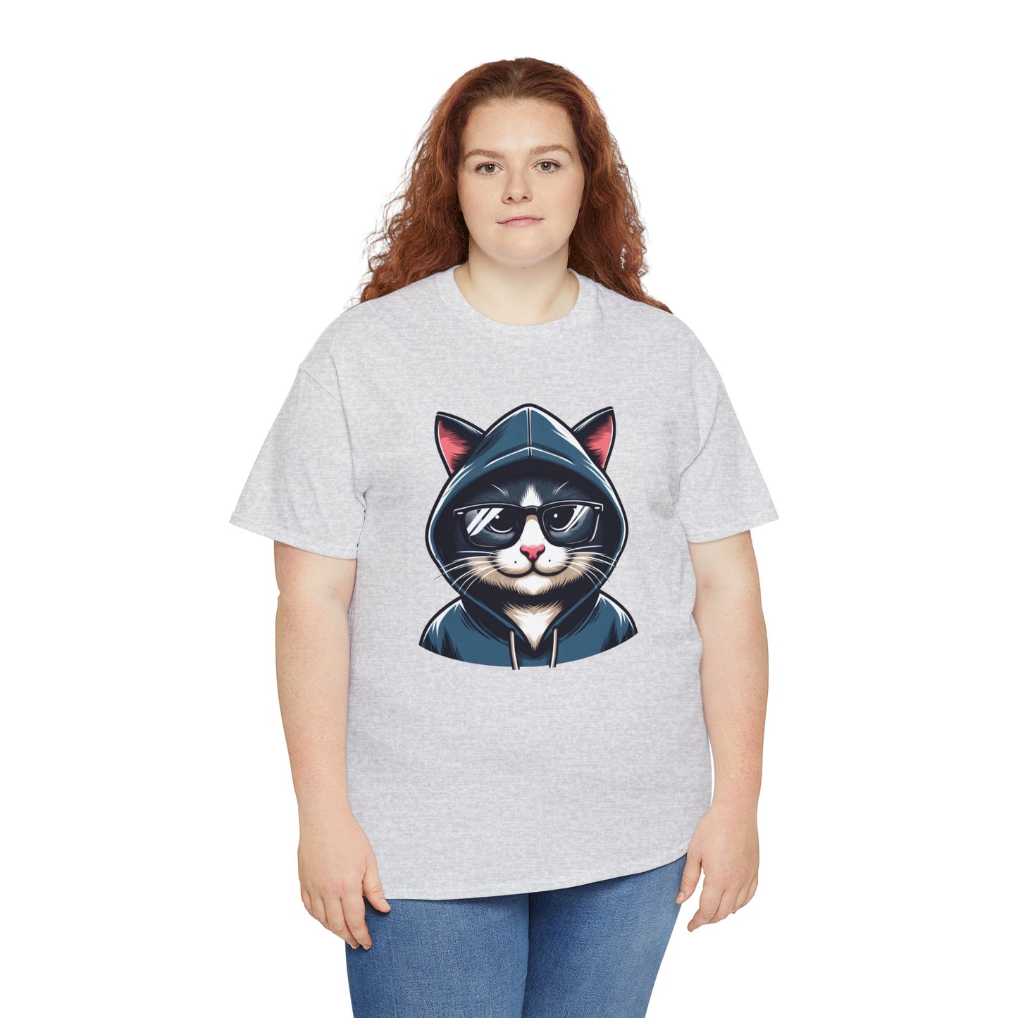 Miau hoodie 3 Unisex Heavy Cotton Tee