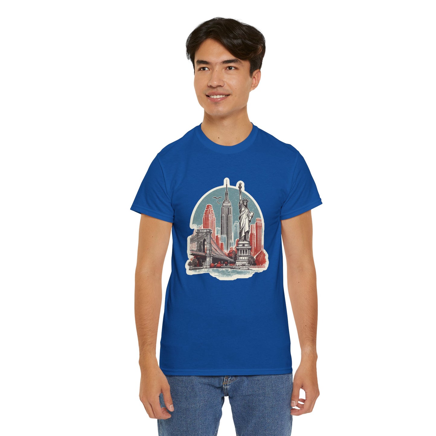 Statue of Liberty Unisex Heavy Cotton Tee