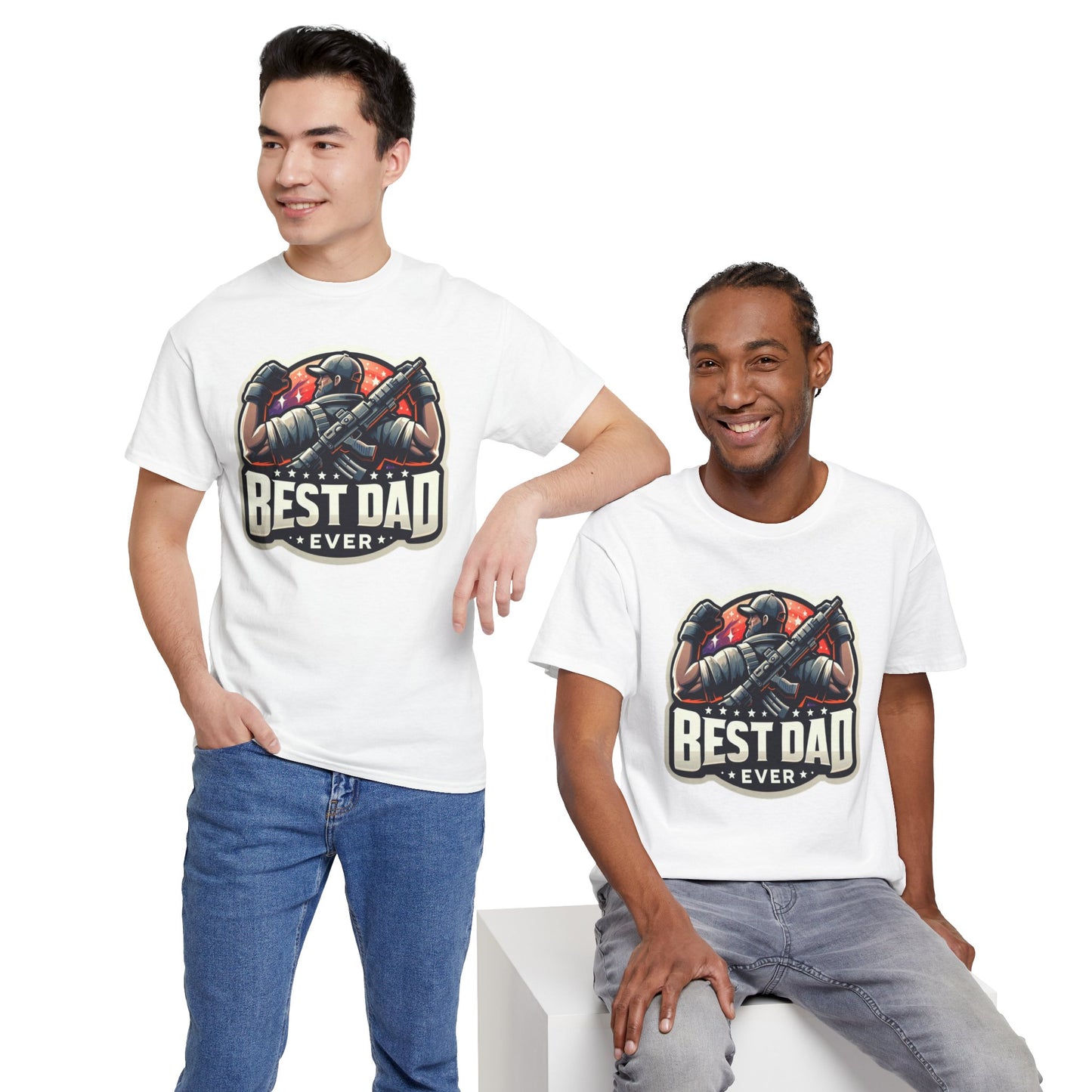 Best Dad Ever Unisex Heavy Cotton Tee