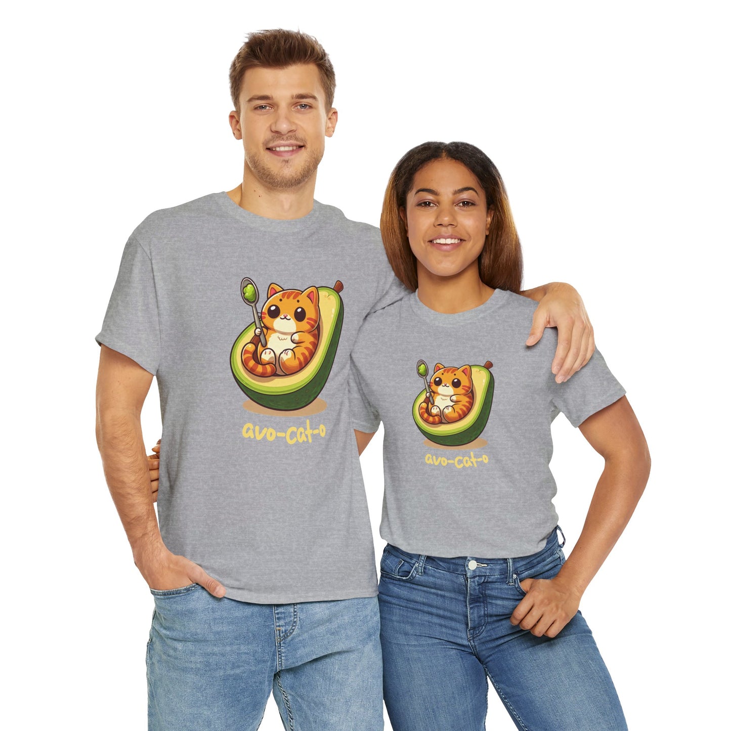 avo-cat-o Unisex Heavy Cotton Tee