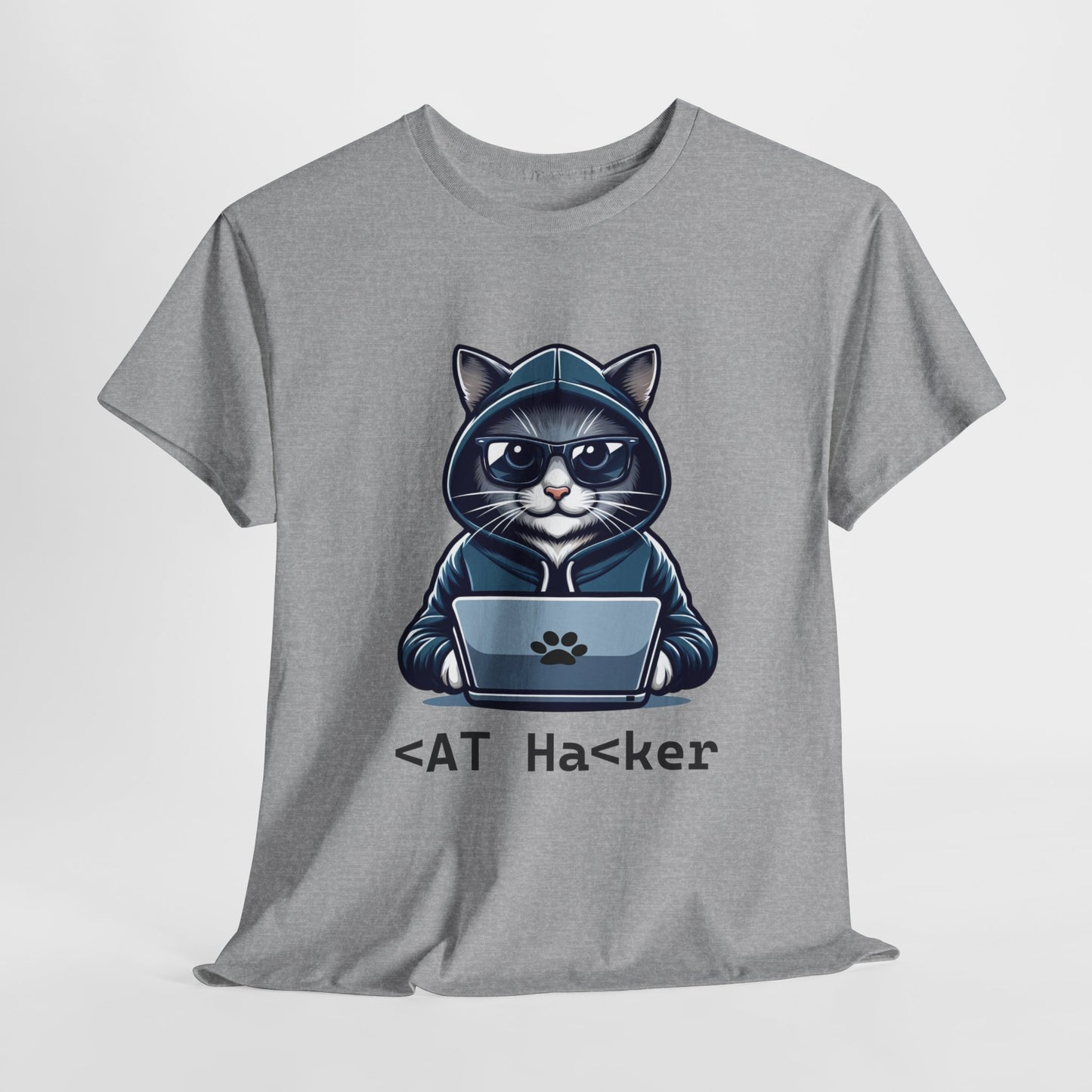 Miau Hacker Unisex Heavy Cotton Tee