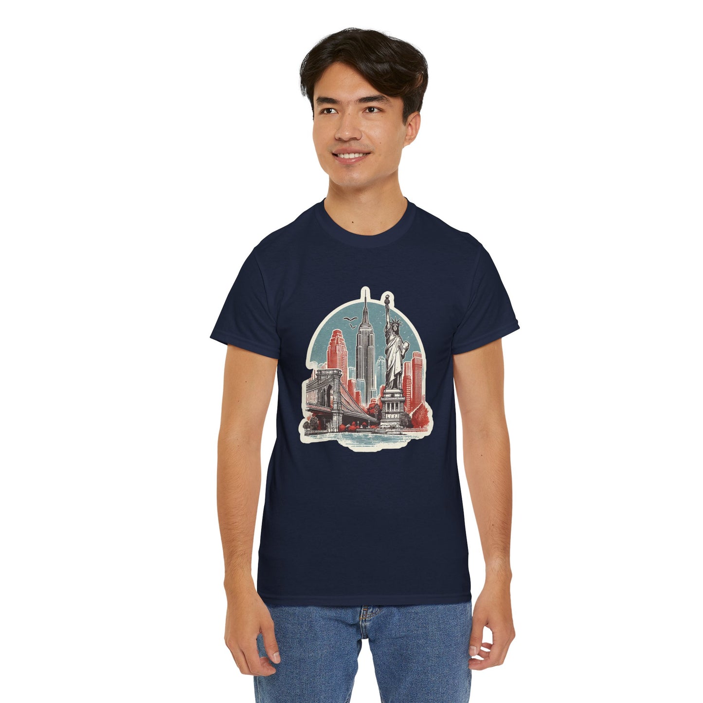 Statue of Liberty Unisex Heavy Cotton Tee
