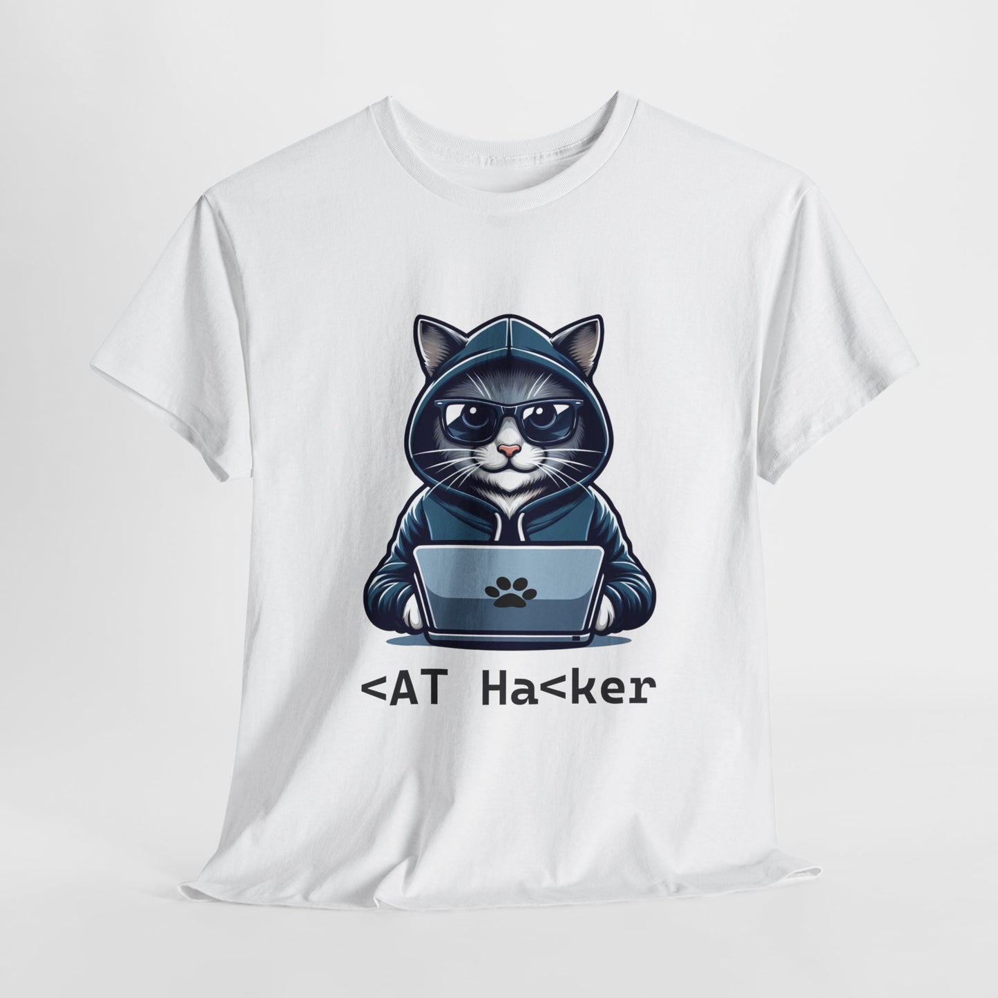 Miau Hacker Unisex Heavy Cotton Tee