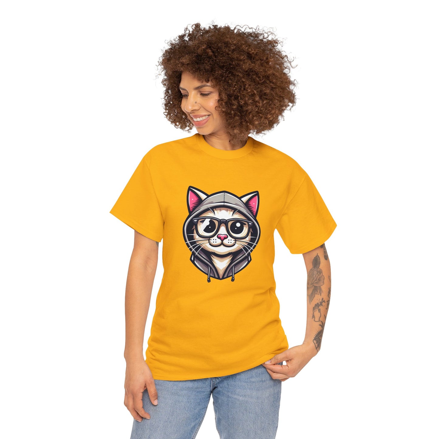 Miau hoodie 2 Unisex Heavy Cotton Tee