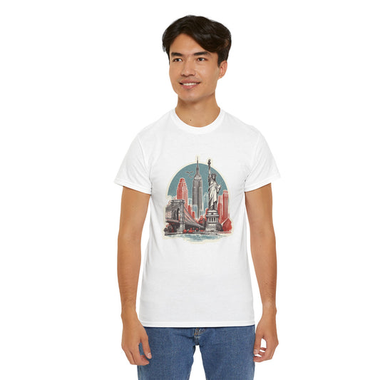 Statue of Liberty Unisex Heavy Cotton Tee