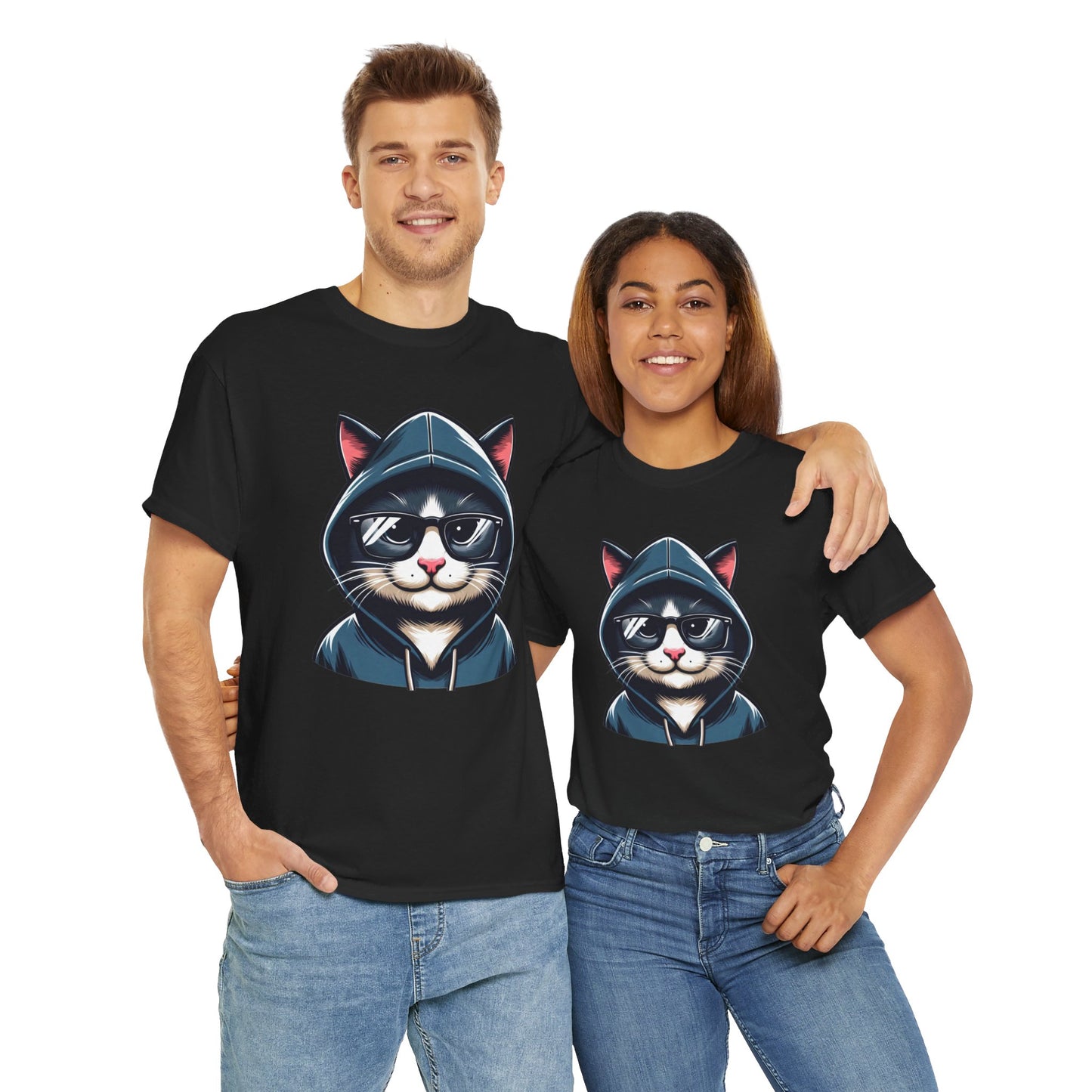 Miau hoodie 3 Unisex Heavy Cotton Tee