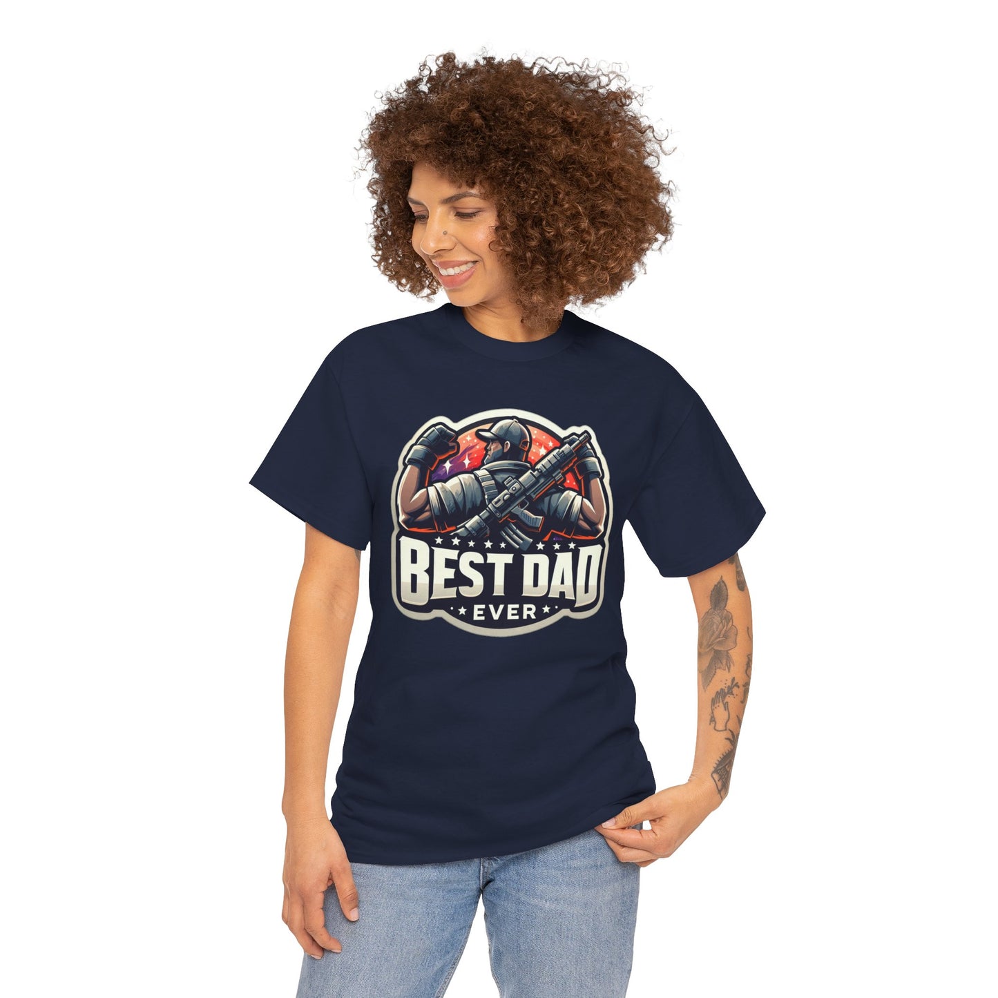 Best Dad Ever Unisex Heavy Cotton Tee