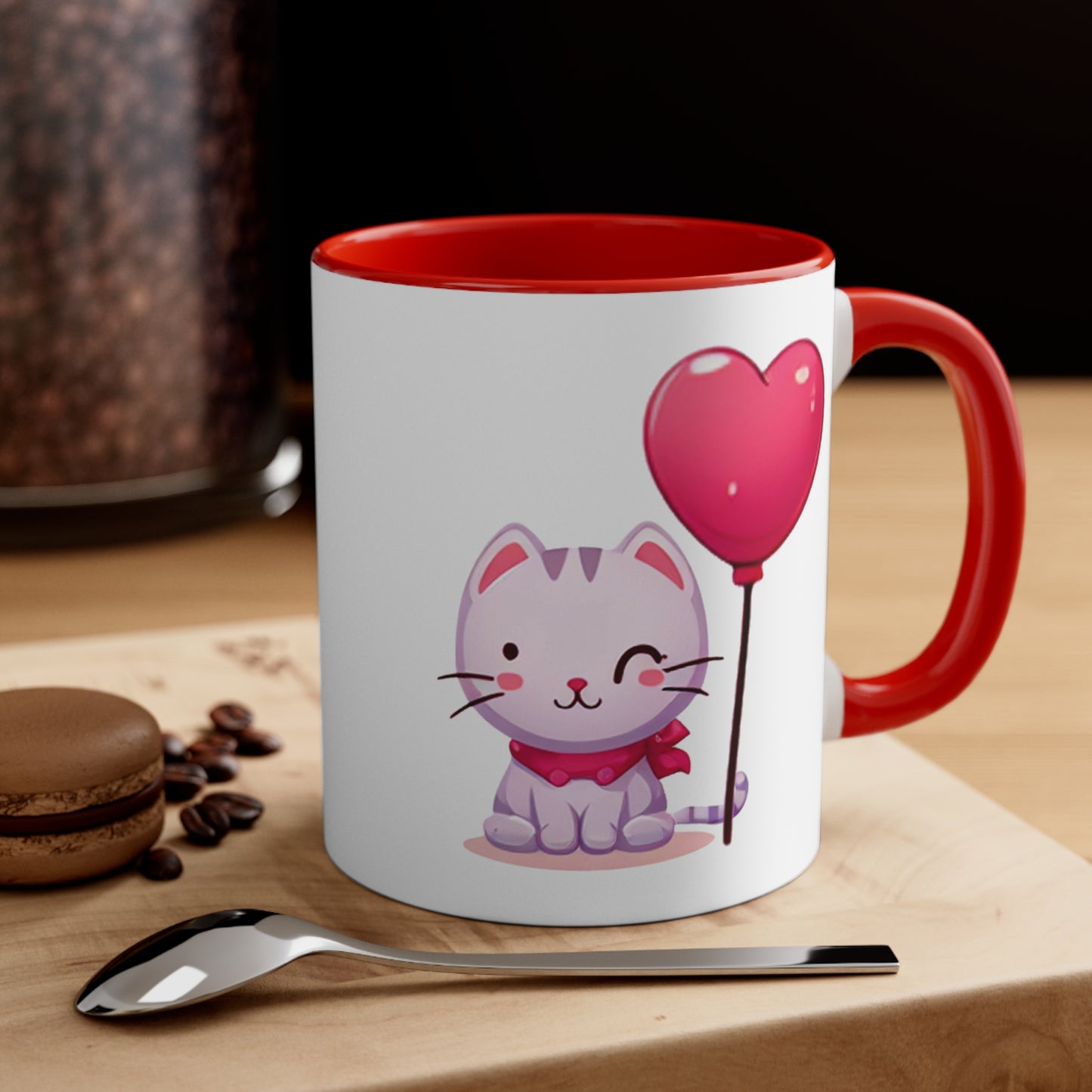 Kitten with heart Mug