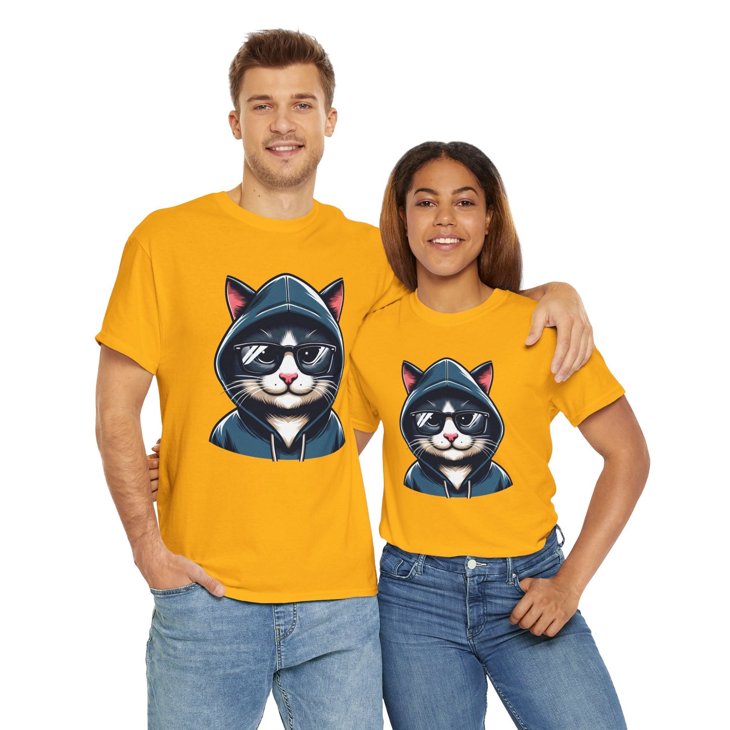 Miau hoodie 3 Unisex Heavy Cotton Tee