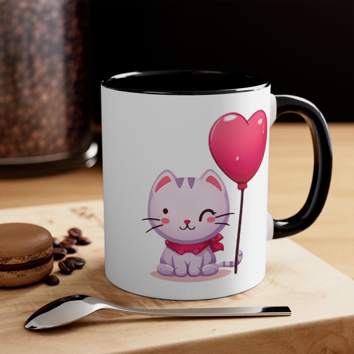 Kitten with heart Mug