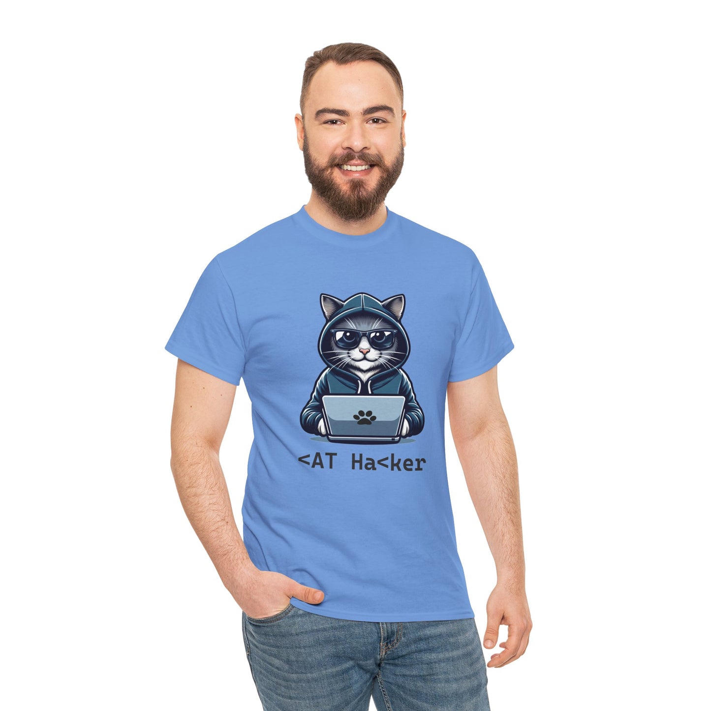 Miau Hacker Unisex Heavy Cotton Tee