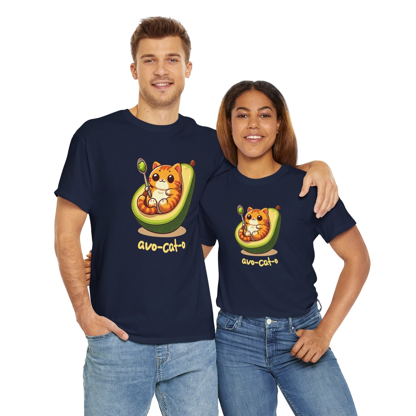 avo-cat-o Unisex Heavy Cotton Tee