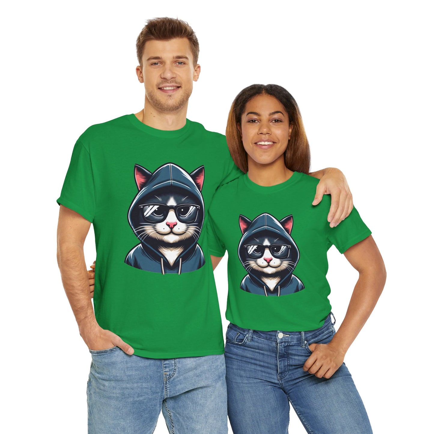 Miau hoodie 3 Unisex Heavy Cotton Tee