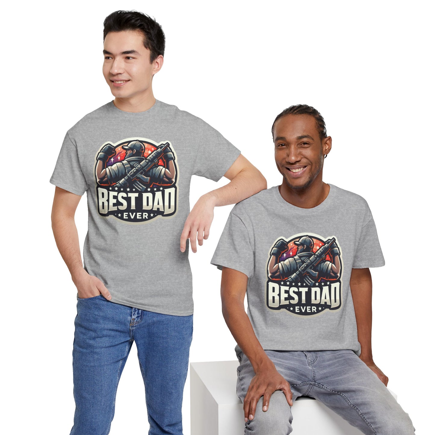 Best Dad Ever Unisex Heavy Cotton Tee