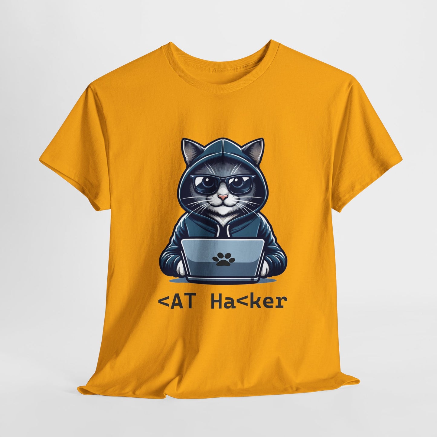 Miau Hacker Unisex Heavy Cotton Tee