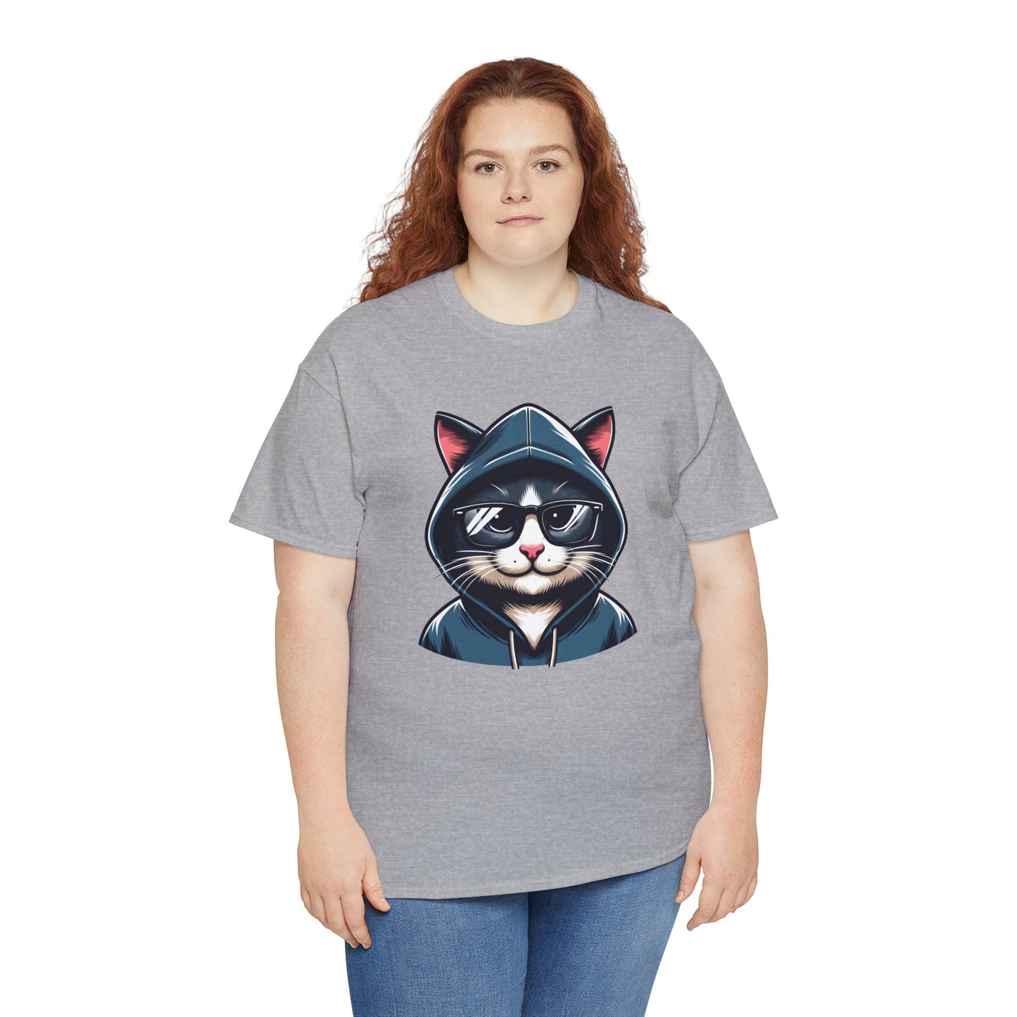 Miau hoodie 3 Unisex Heavy Cotton Tee