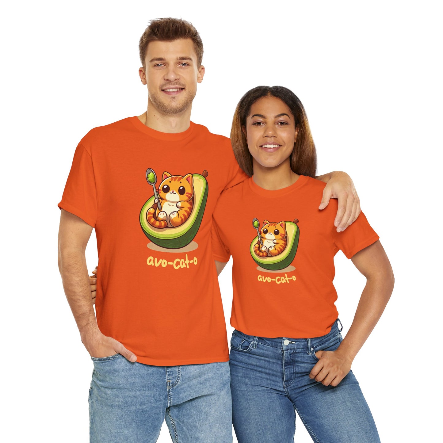 avo-cat-o Unisex Heavy Cotton Tee