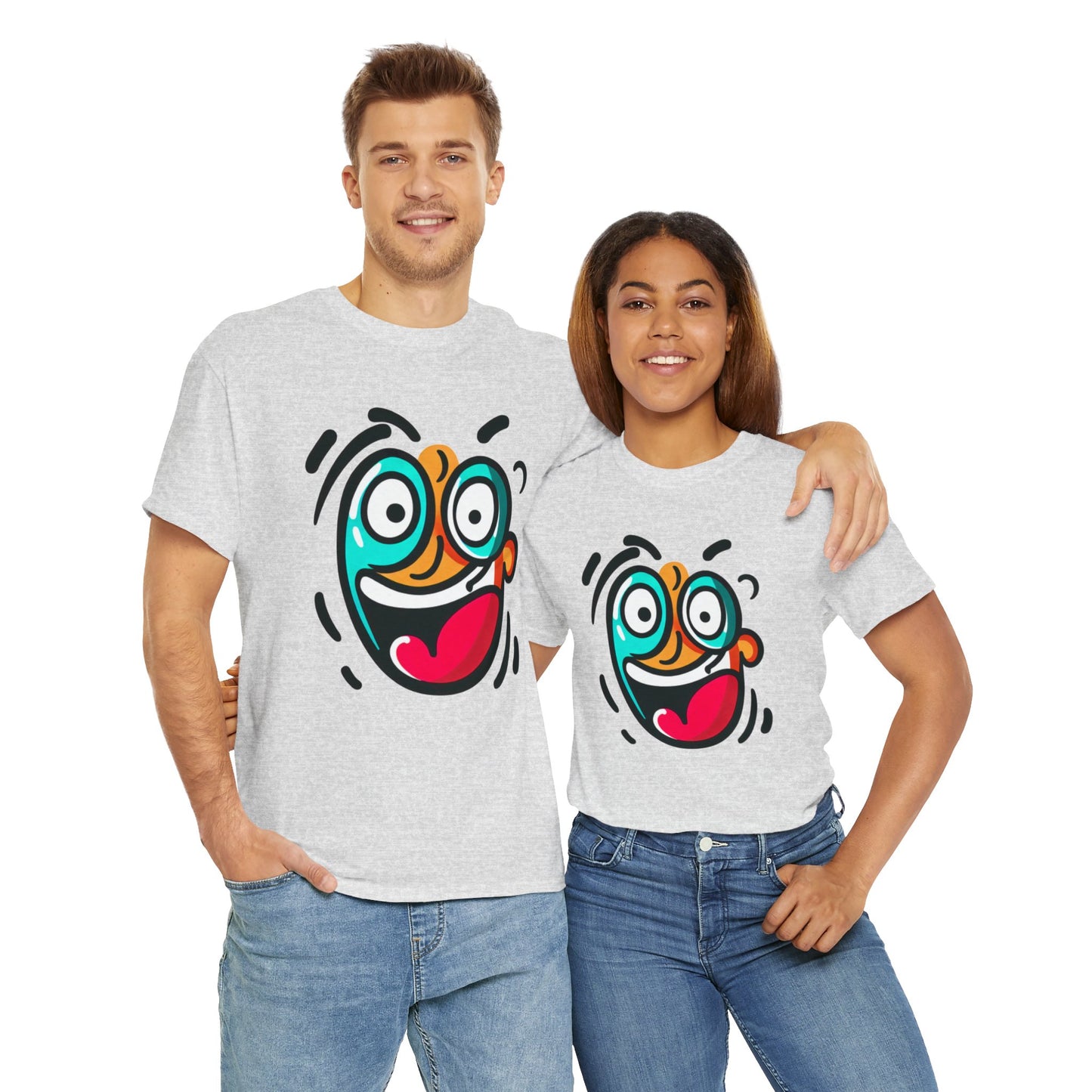 Smile Unisex Heavy Cotton Tee