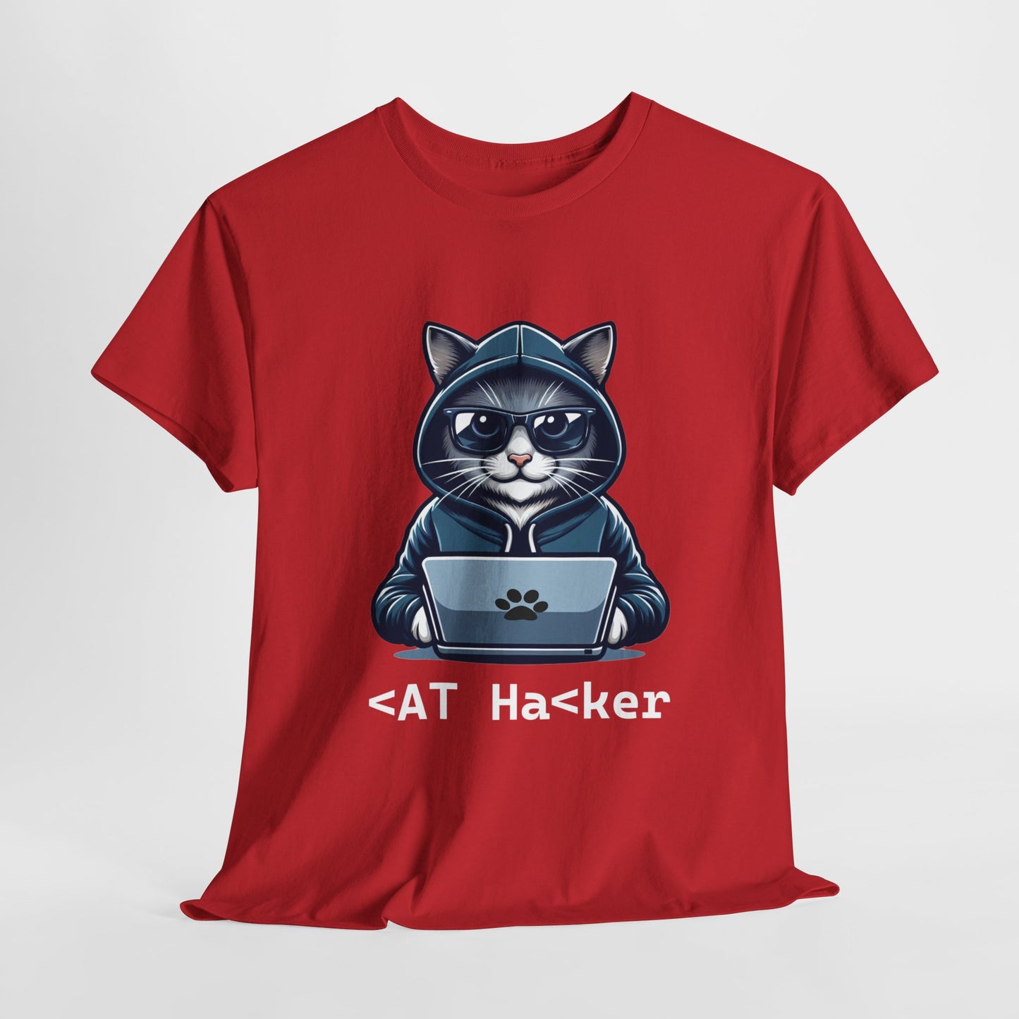 Miau Hacker Unisex Heavy Cotton Tee