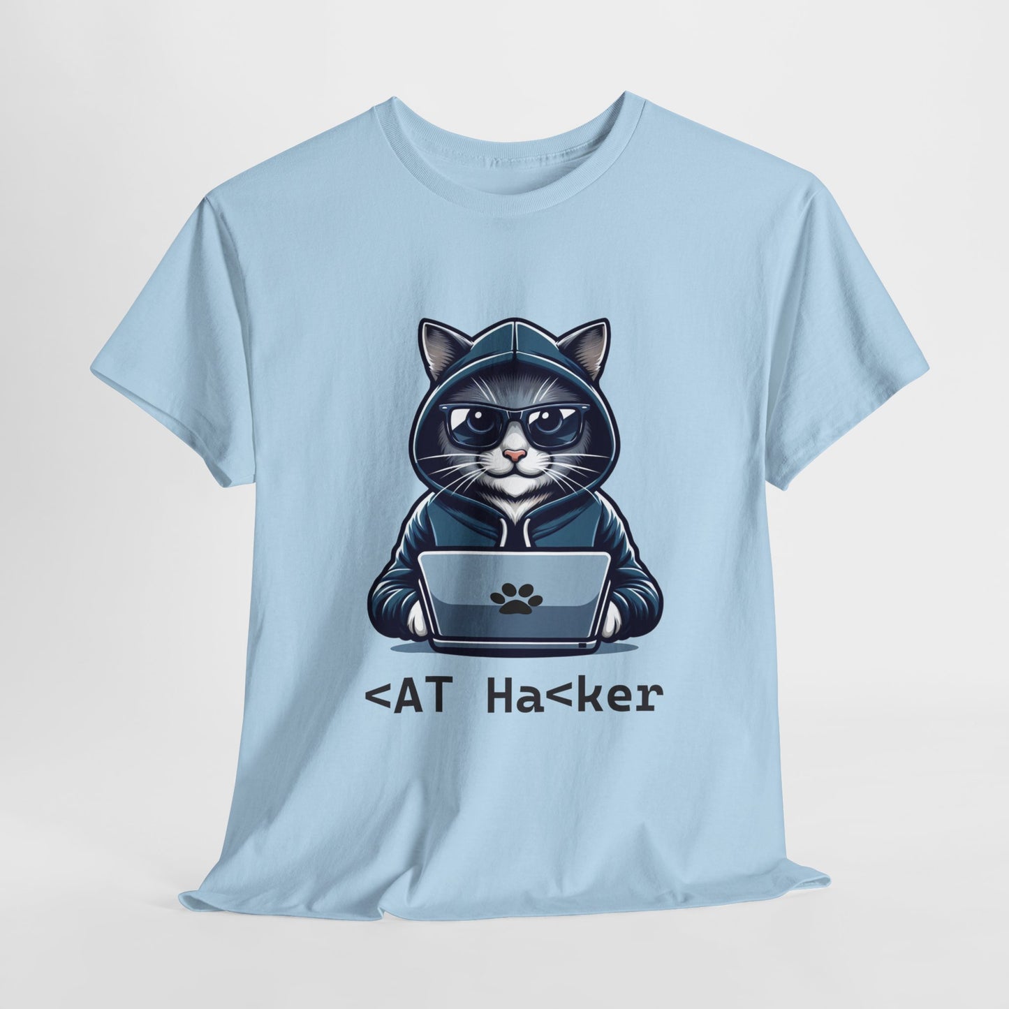 Miau Hacker Unisex Heavy Cotton Tee