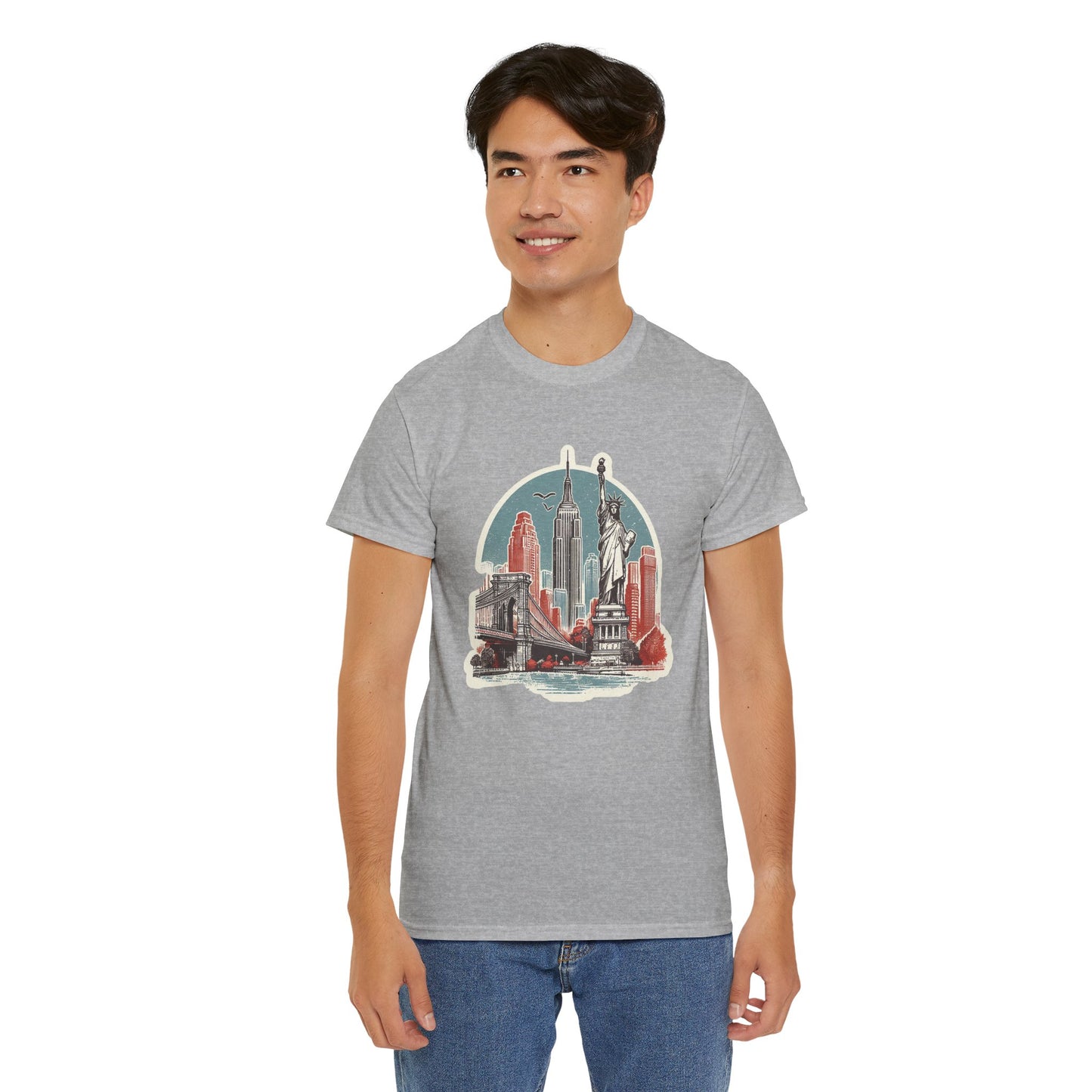 Statue of Liberty Unisex Heavy Cotton Tee