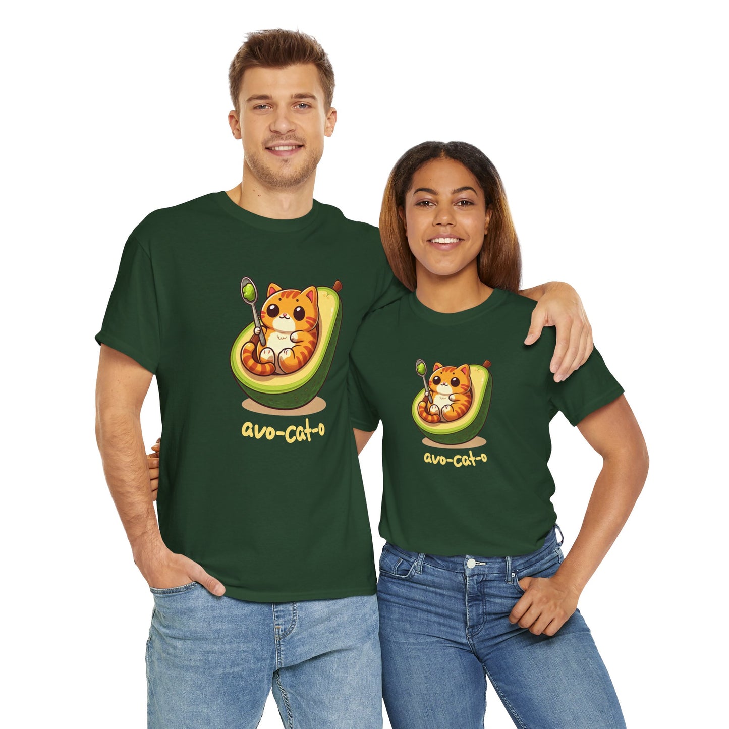 avo-cat-o Unisex Heavy Cotton Tee