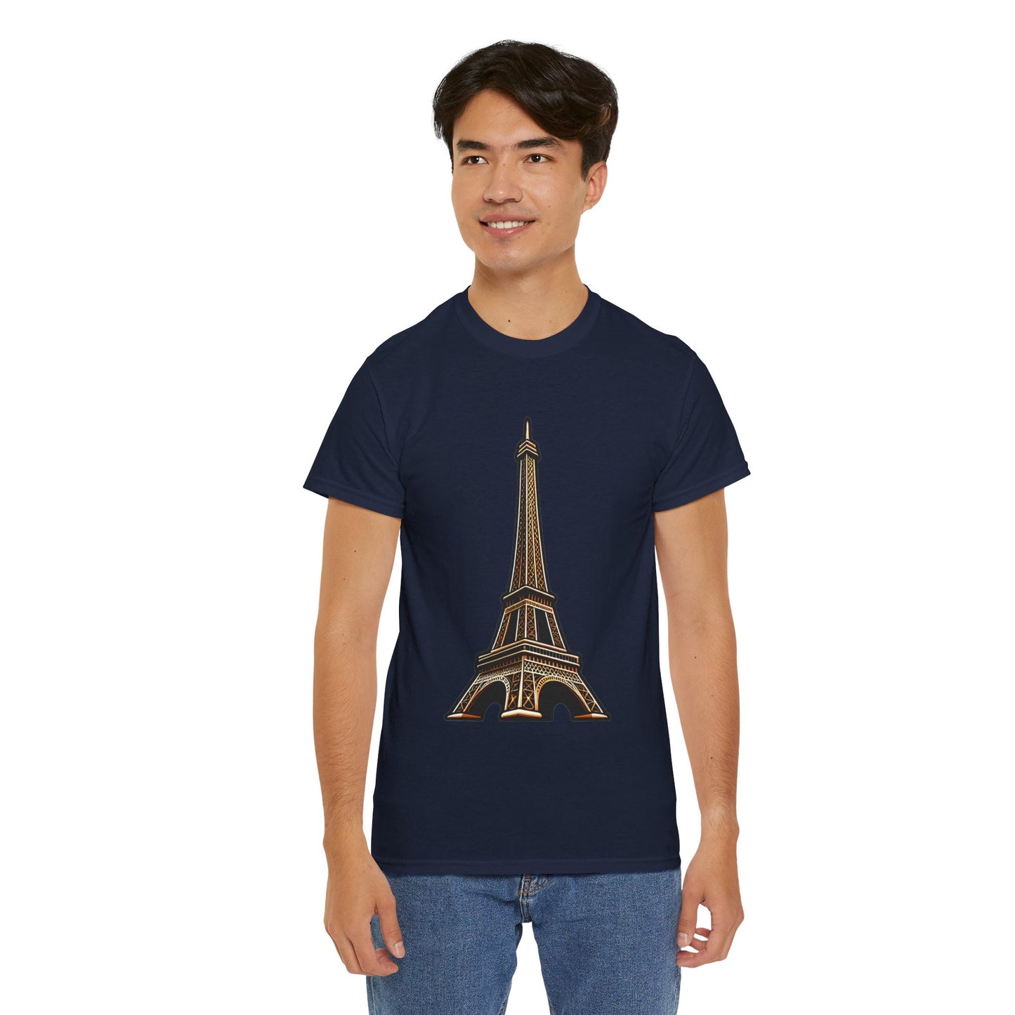 The Eiffel Tower Unisex Heavy Cotton Tee