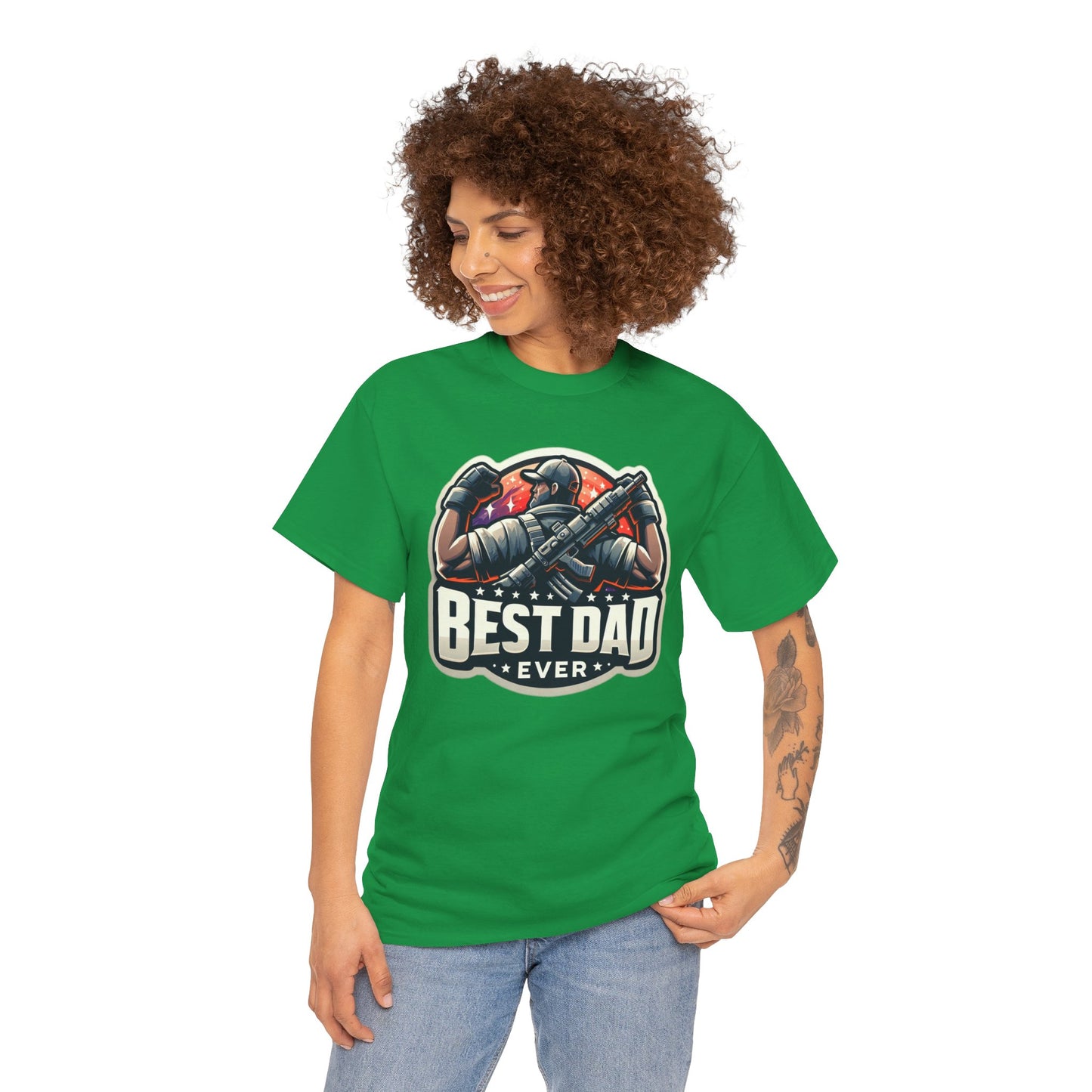 Best Dad Ever Unisex Heavy Cotton Tee