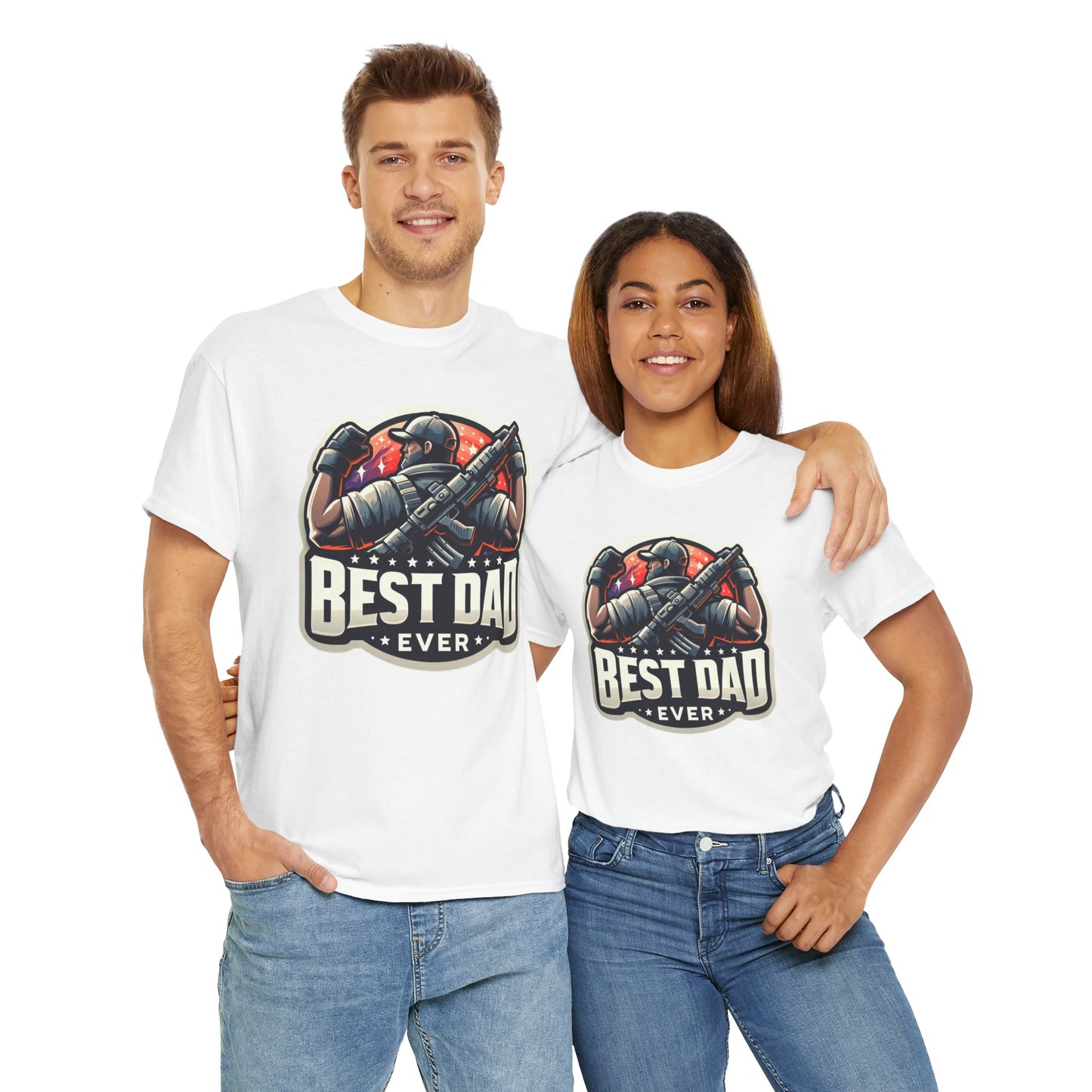 Best Dad Ever Unisex Heavy Cotton Tee